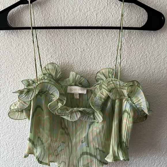 Ronny Kobo Sanabelle Top & Noro Skirt in Sage Multi - Picture 6 of 9